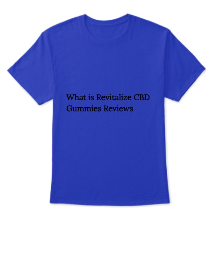 Revitalize CBD Gummies Reviews Made in USA? - Front