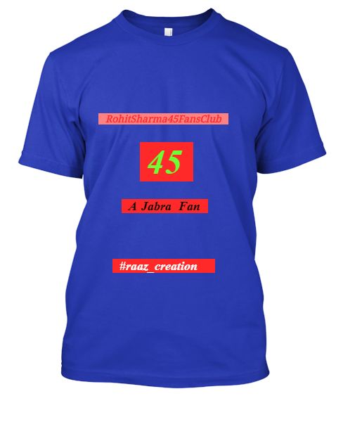 Rohit Sharma Printed T-Shirt - Front