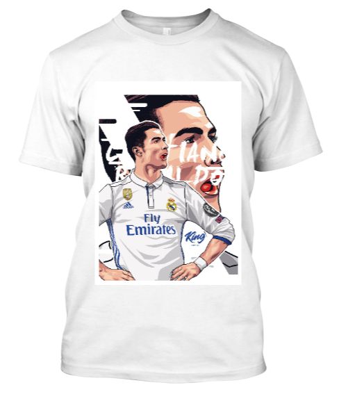 Ronaldo cartoon T shirt - Front