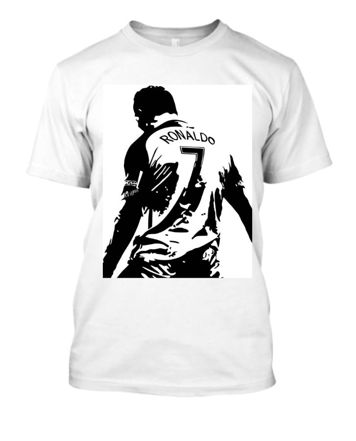 Ronaldo design half sleeved t shirt - Front