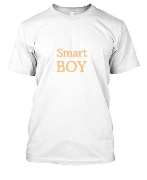 SMART BOY LOGO T SHIRT - Front