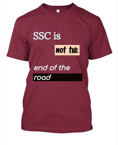 SSC exam tshirt - Front