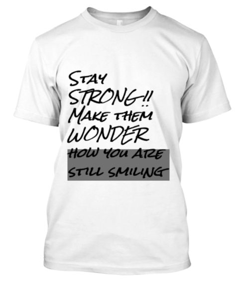 STAY STRONG CASUAL MENS TSHIRT - Front