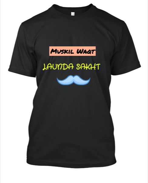 Sakht Launda Printed T-Shirts - Front