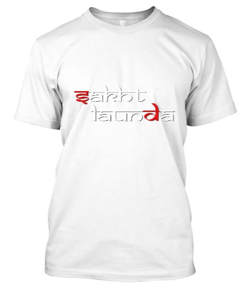 Sakht launda t-shirt for men - Front