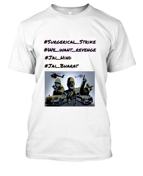 Salute Indin ARMY Version T-shirts - Front