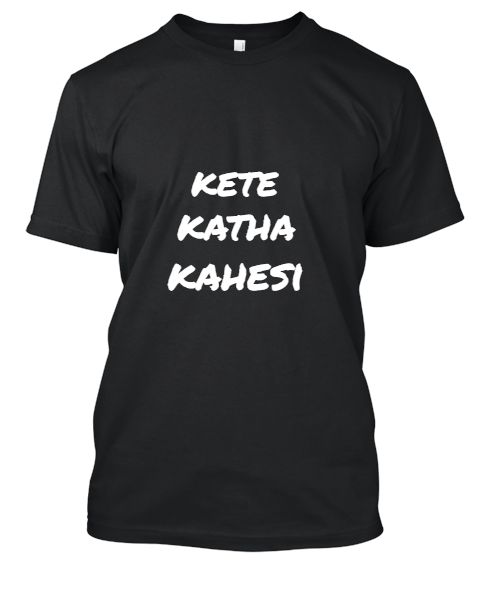 Sambalpuri T-shirt for men Kete katha kahesi - Front