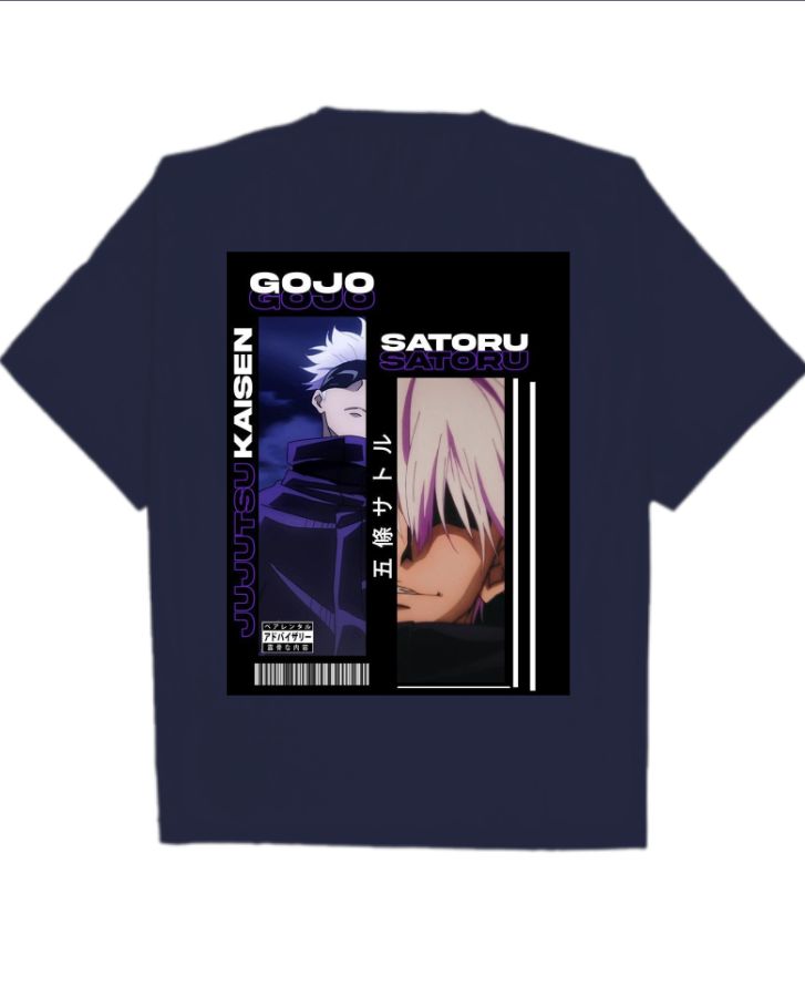 Saturo Gojo Oversized Tee - Front