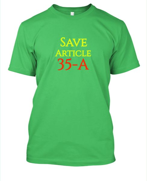 Save Article 35-A. T-Shirts by BAD & DAD - Front
