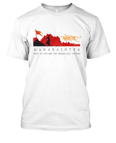 Shivaji Maharaj T-shirt Dare To Explore History Go Global - Front