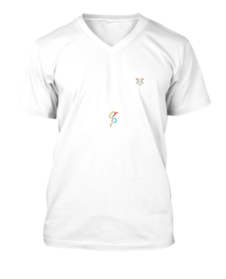 Spd club  v neck t shirts  - Front