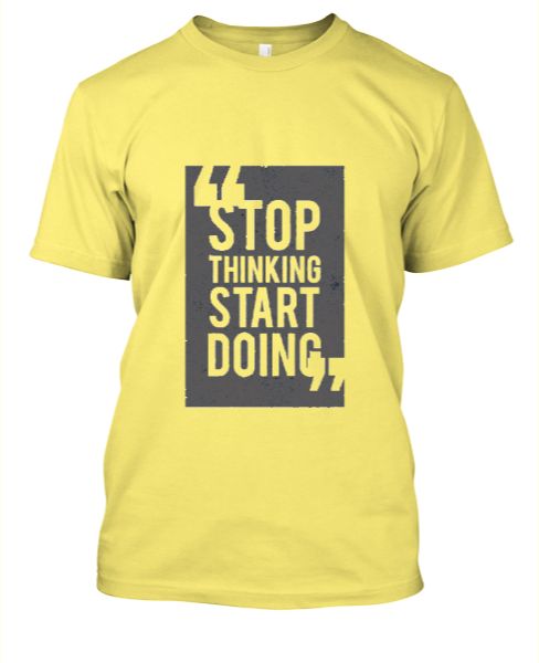 Start Doing Half Sleeve T-Shirt - Front