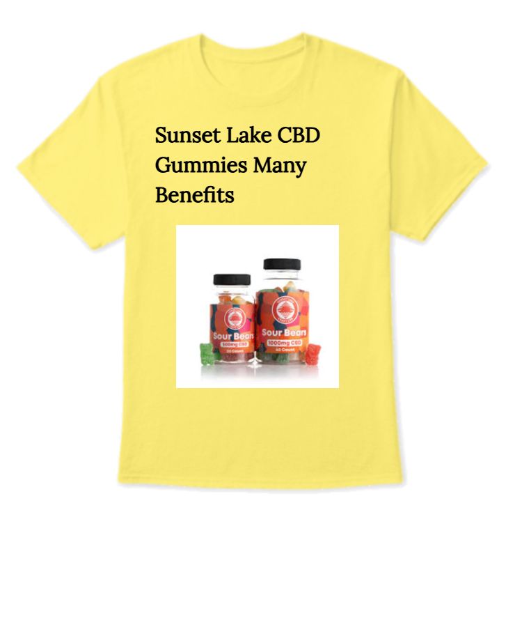 Sunset Lake CBD Gummies Many Benefits - Front