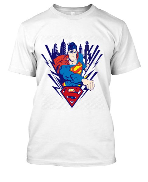 Super Man (Custom Printed) T-shirt - Front
