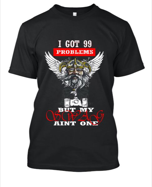 Swag black t shirt - Front