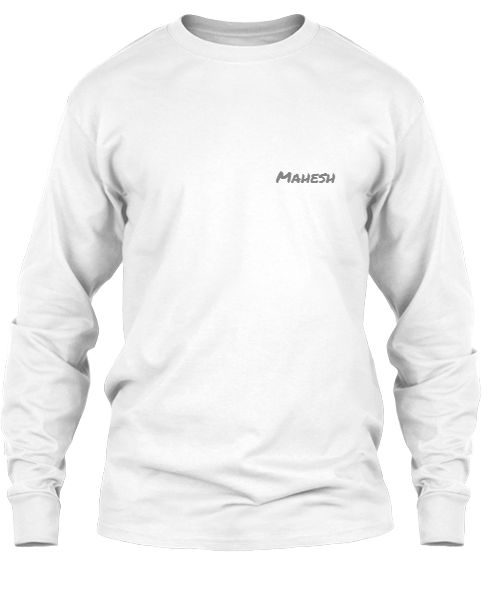 T Shirt With Name Mahesh - Front