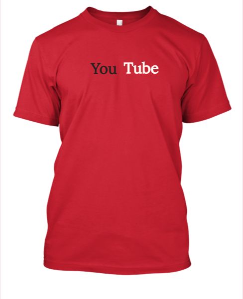 T-Shirts for YouTube lovers - Front