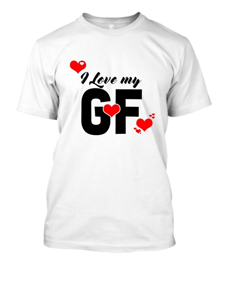T-shirt-I love my Girlfriend - Front