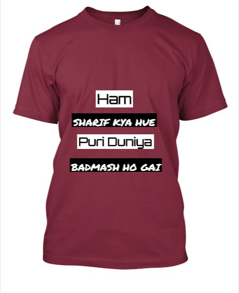 T shirt for men  - Front