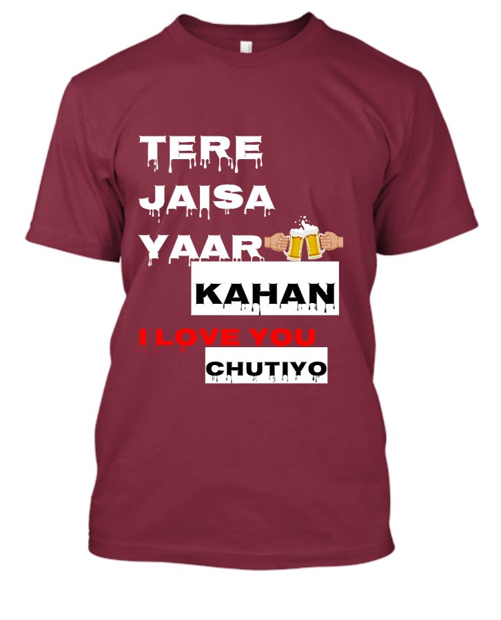 TERE JAISA YAAR KAHAN CHUTIYO - Front