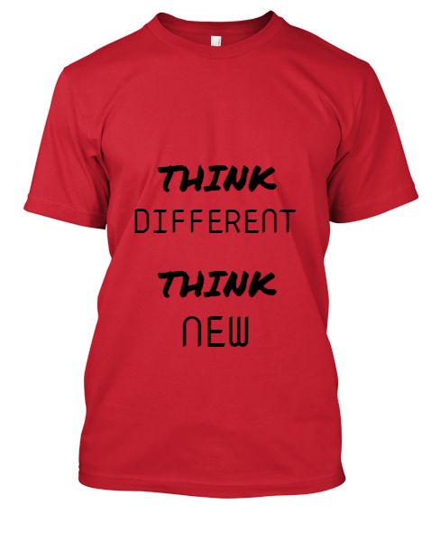 THINK DIFFERENT THINK NEW - Front