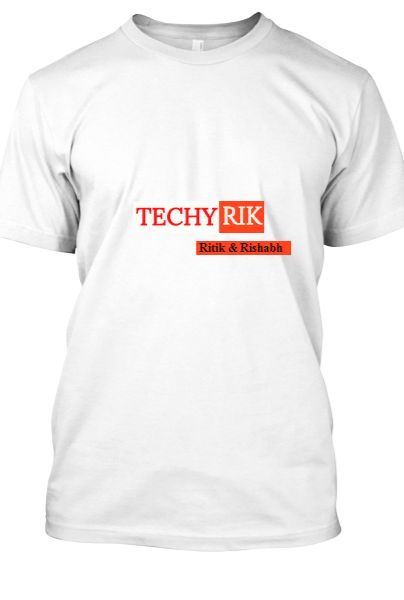 Cool Techy Rik youtube channel T-shirt  - Front