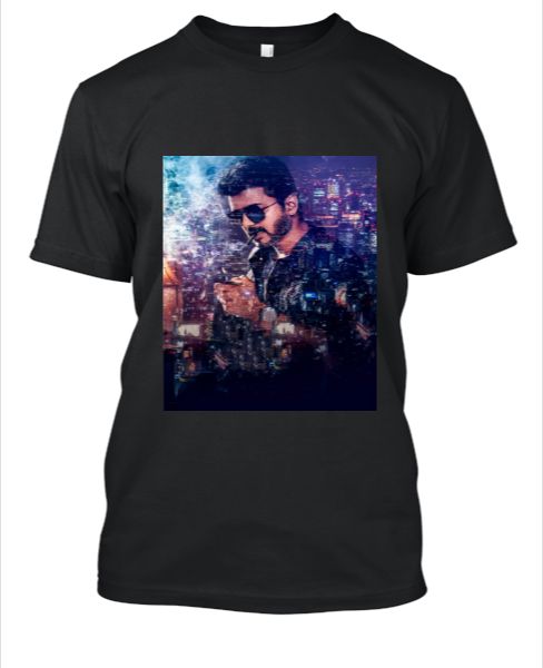 Thalapathy62-SARKAR FIrst Look printed T-Shirt - Front