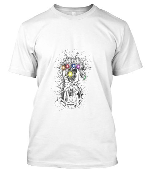 Thanos hand with stones - Front