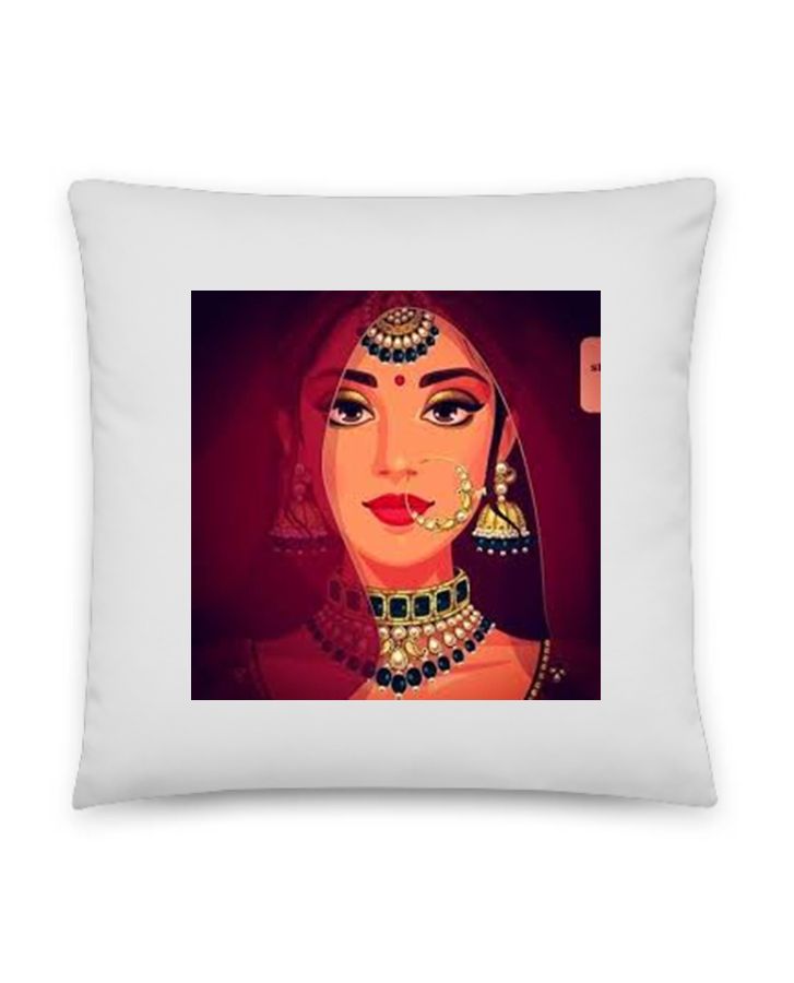 Throw Pillow-Rajasthani - Front