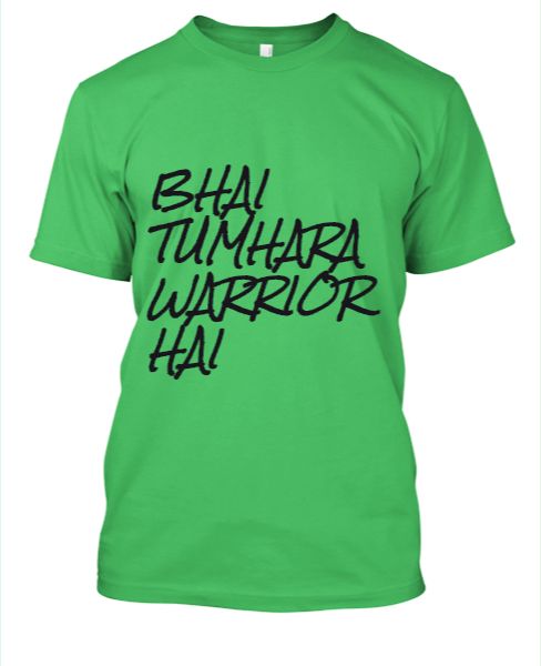 Bhai tumhara warrior hai - Front