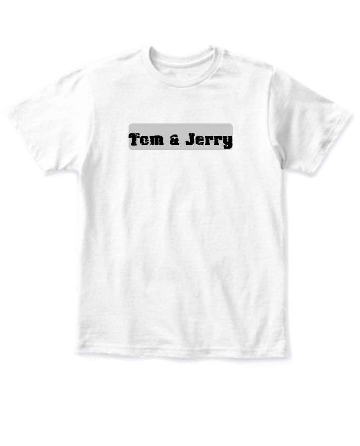 Tom and Jerry / Kid’s half sleeves T-shirt  - Front