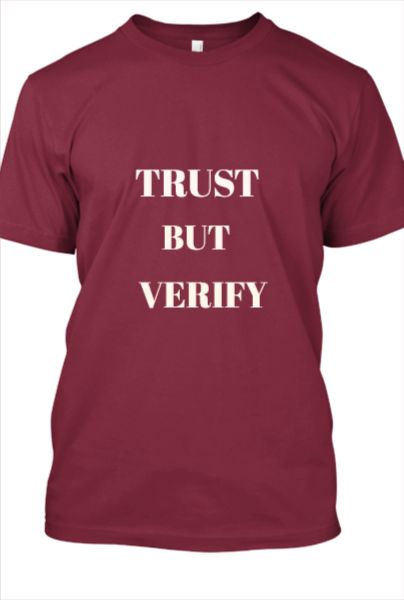 Trust but verify - Front