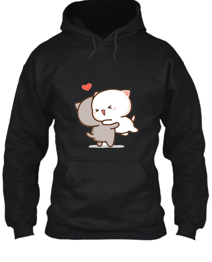 Unisex Peach Goma Hug Hoodie - Front