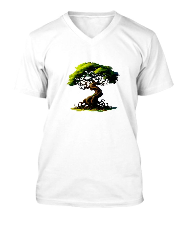 V-NECK T SHIR - Front