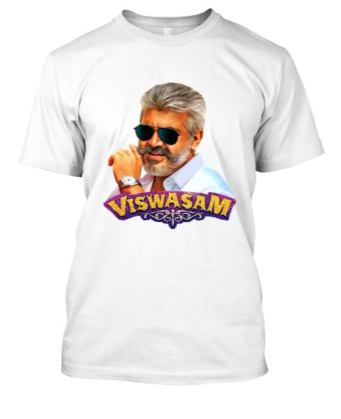 Viswasam Ajith Kumar T shirt Exclusive Sale - Front