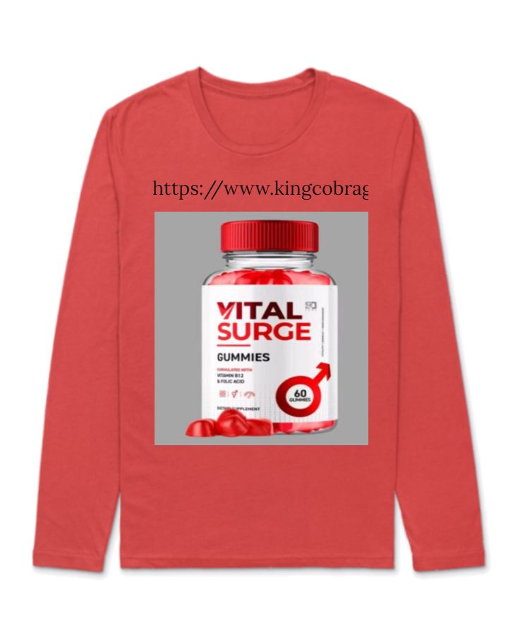 Vital Surge Testo Gummies - Amazing Formula Support Sexual Health, Good For Men - Front