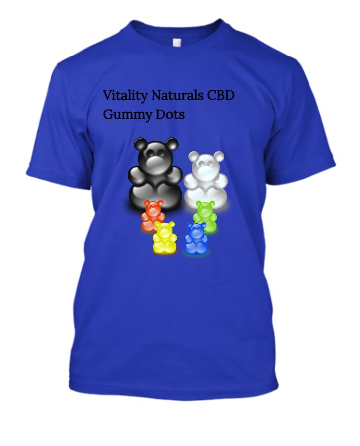 Vitality Naturals CBD Gummy Dots: Better, Natural Health Today! - Front