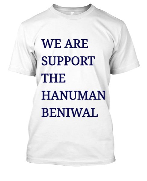 WE ARE SUPPORT THE HANUMAN BENIWAL - Front