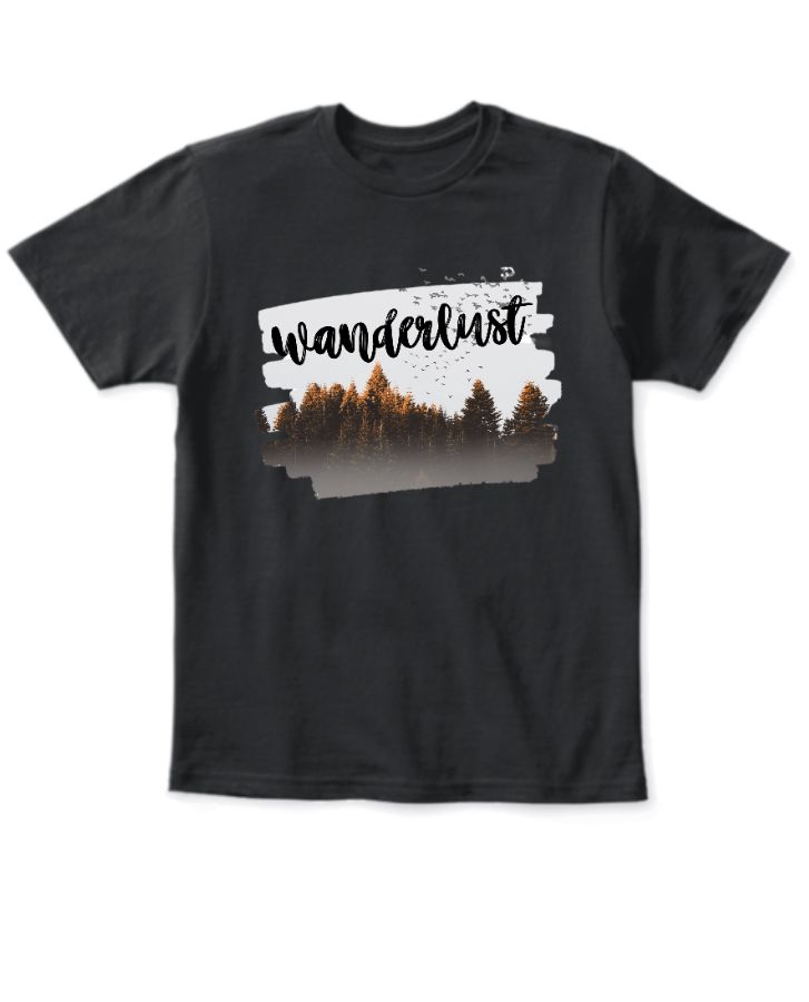 WanderLust Printed T-Shirt - Front