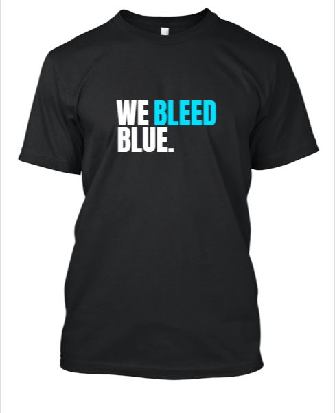 WeBleedBlue-tshirt for men - Front