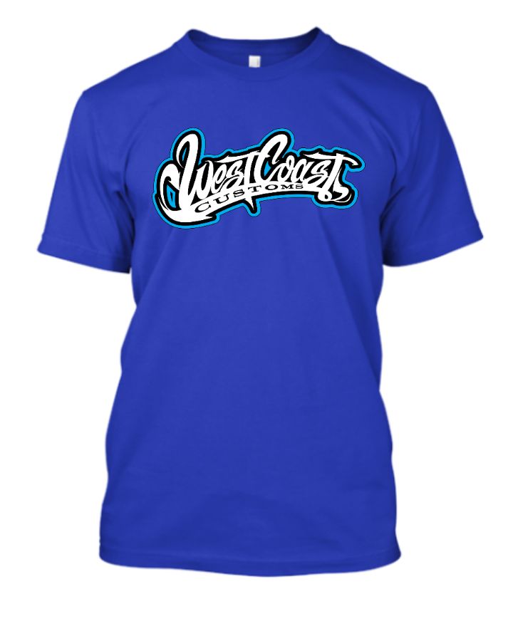 West Coast Customes Printed Half Sleeve T-Shirt - Front