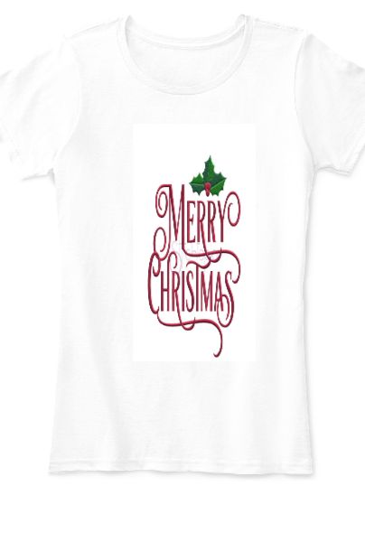 Womans Tee Cristmas - Front