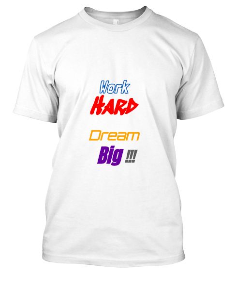 Work Hard T-Shart - Front