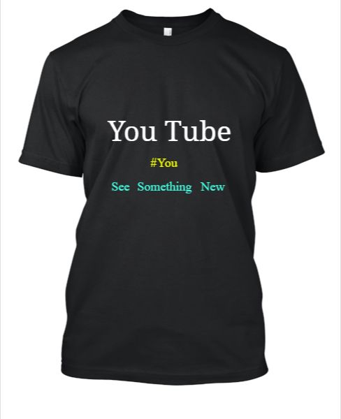 Youtube T-shirt - Front
