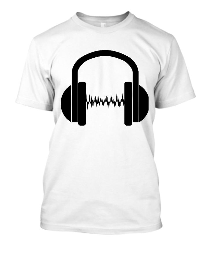 Headphone t shirt - Front