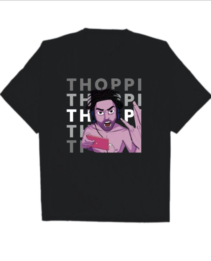 Mrz_Thoppi Oversized T-Shirts - Front