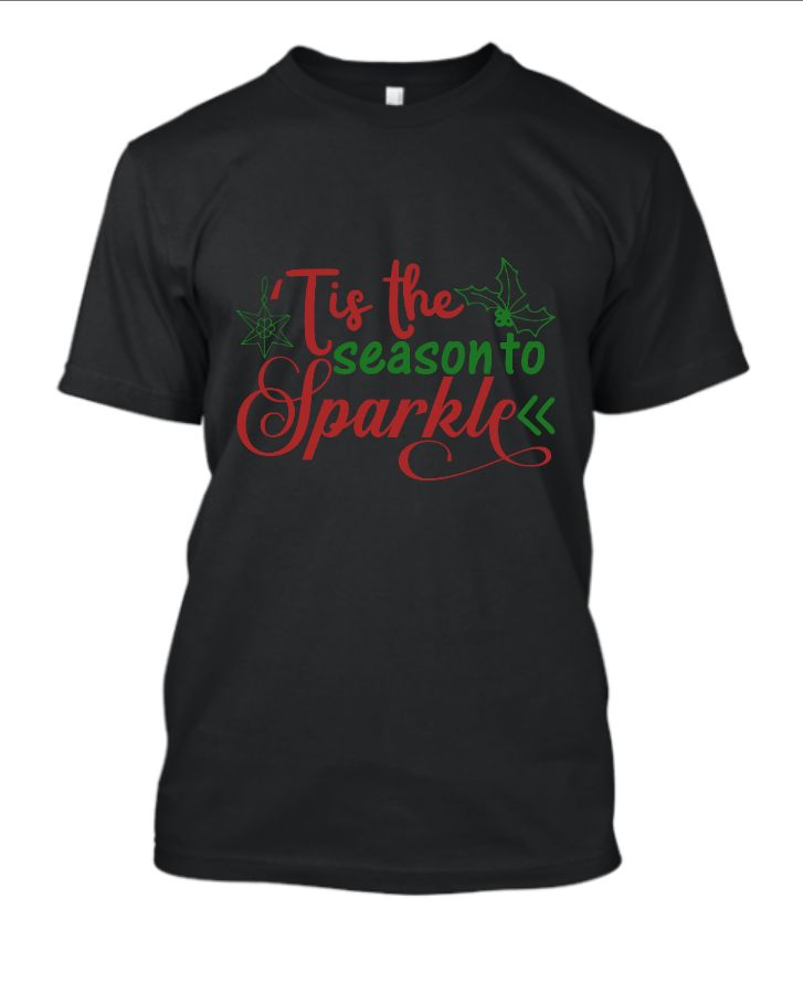 _Tis the-01 printed tshirt  - Front