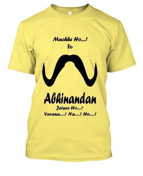 abhinandan tshirt - Front