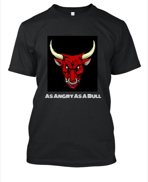Angry Bull Tshirt by the CREW - Front