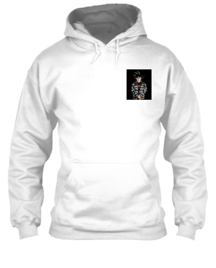 back print hoodie . drip goku hoodie - Front
